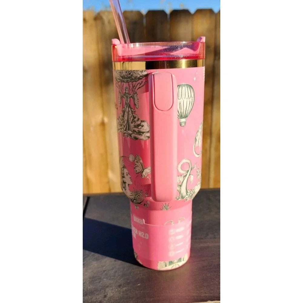 Target x Stanley Wicked For Good FlowState Quencher Tumbler 40 Oz Ozian Reprise - Picture 4 of 6